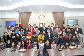 청안초등학교 학생 의회 방청