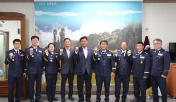 괴산군읍면의용소방대장 방문(26.03.11.)